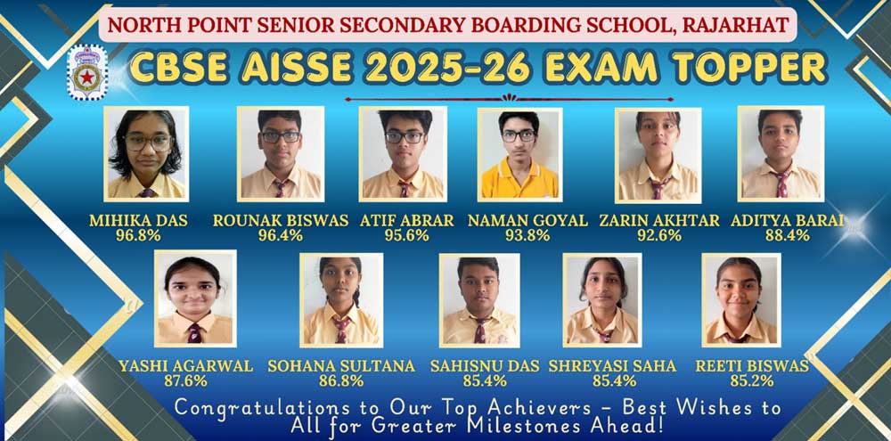 Class-X, AISSCE 2025-26 | School Topper | North Point | Arjunpur